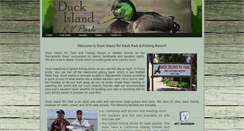 Desktop Screenshot of duckislandrv.com